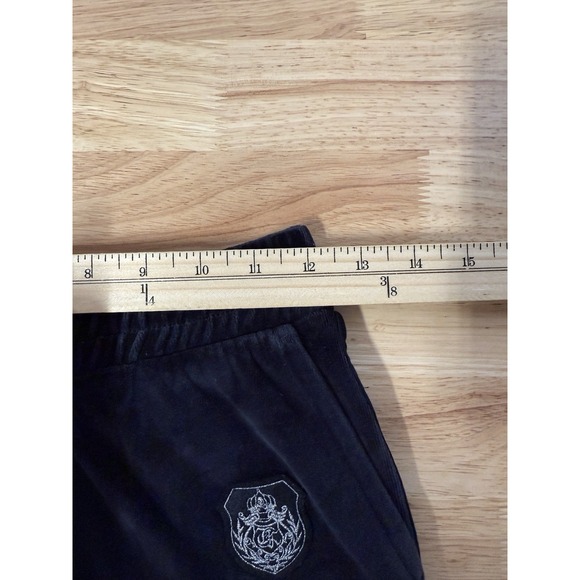 THE KOOPLES Wide Leg Trouser Track Sweat Pant XS Black Velvet Pull On NWT‎ - Picture 10 of 14